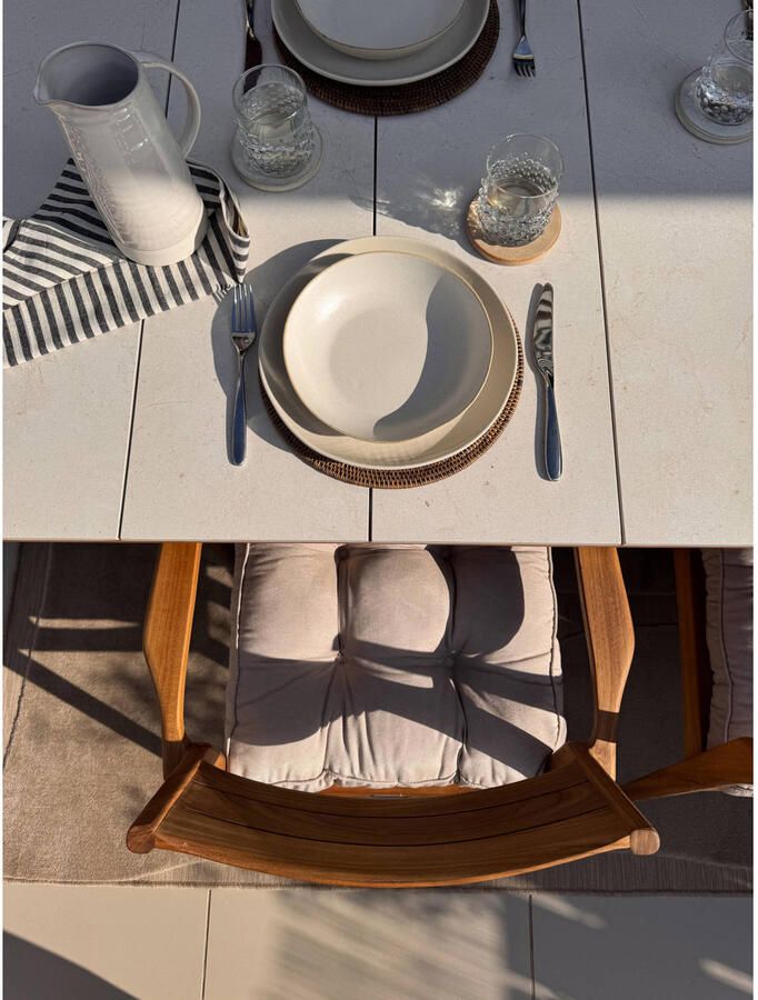 Studio LIVIT tuintafel Perola (240x90) Keramiek Perola