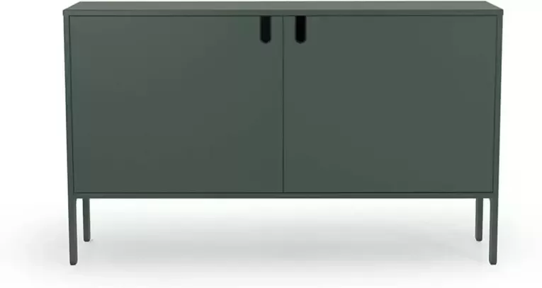 Tenzo dressoir Uno 2-deurs groen 89x148x40 cm Leen Bakker - Foto 3