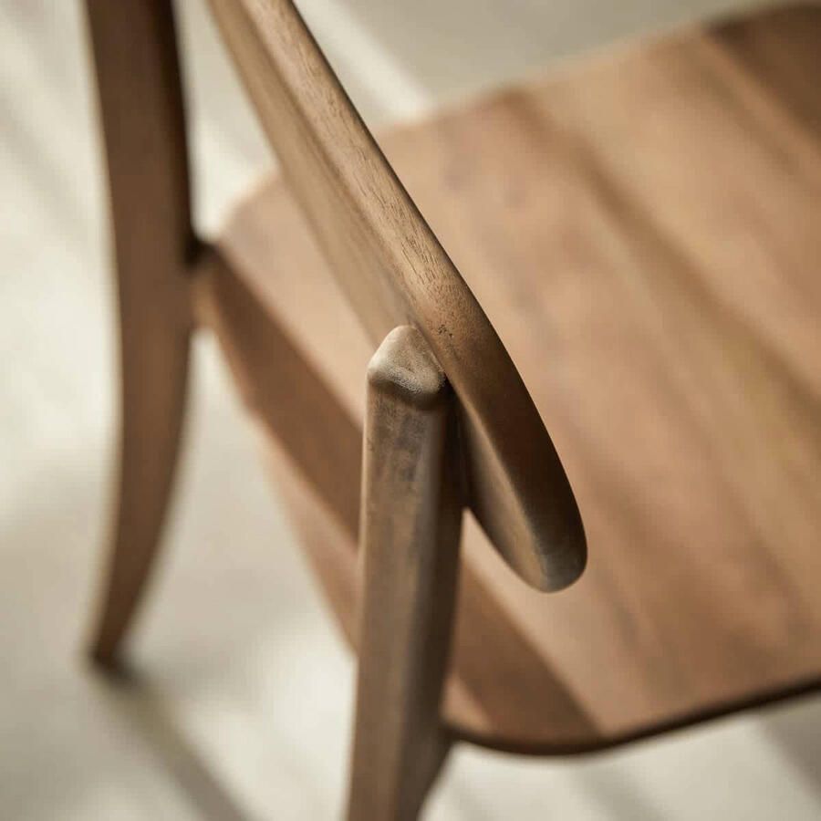 Tikamoon Stoelen van bruin eikenhout Abel - Foto 2