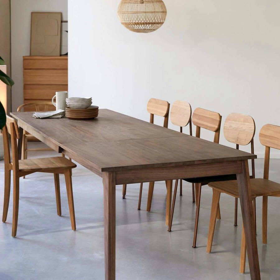 Tikamoon Massief notenhouten tafel 260x91 Esmée - Foto 3