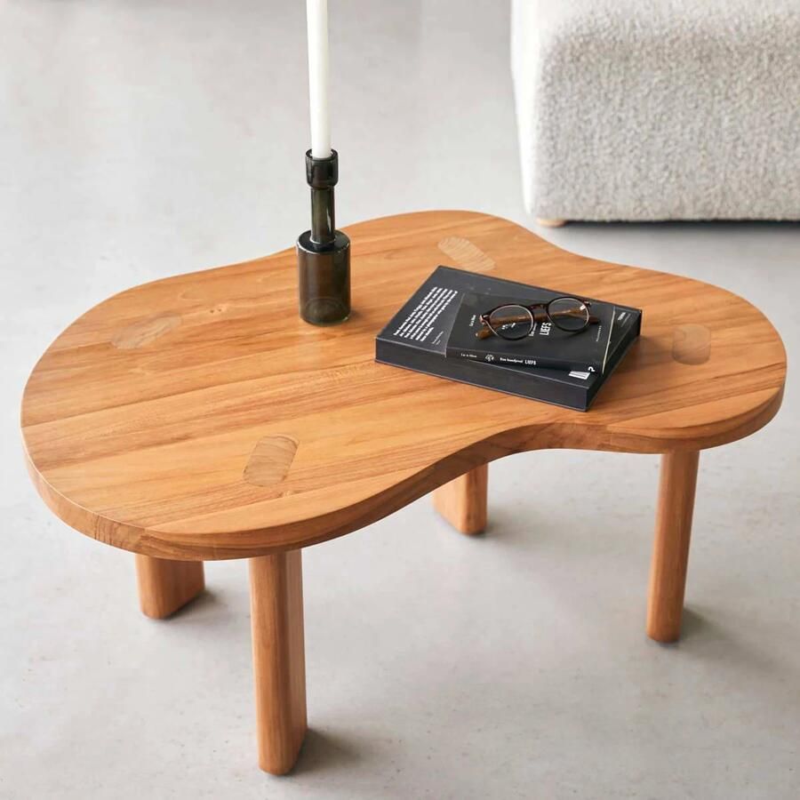 Tikamoon Salontafel in teakhout 90x60 Lothaire