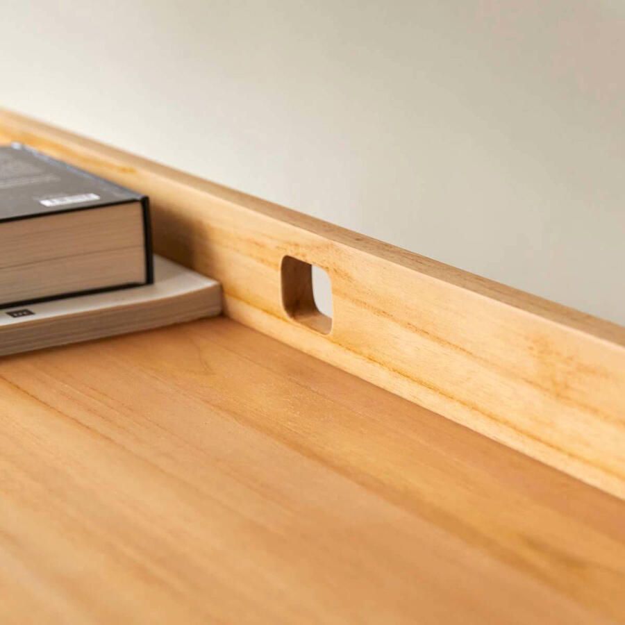 Tikamoon Vouwbureau van licht massief teakhout Philip - Foto 2