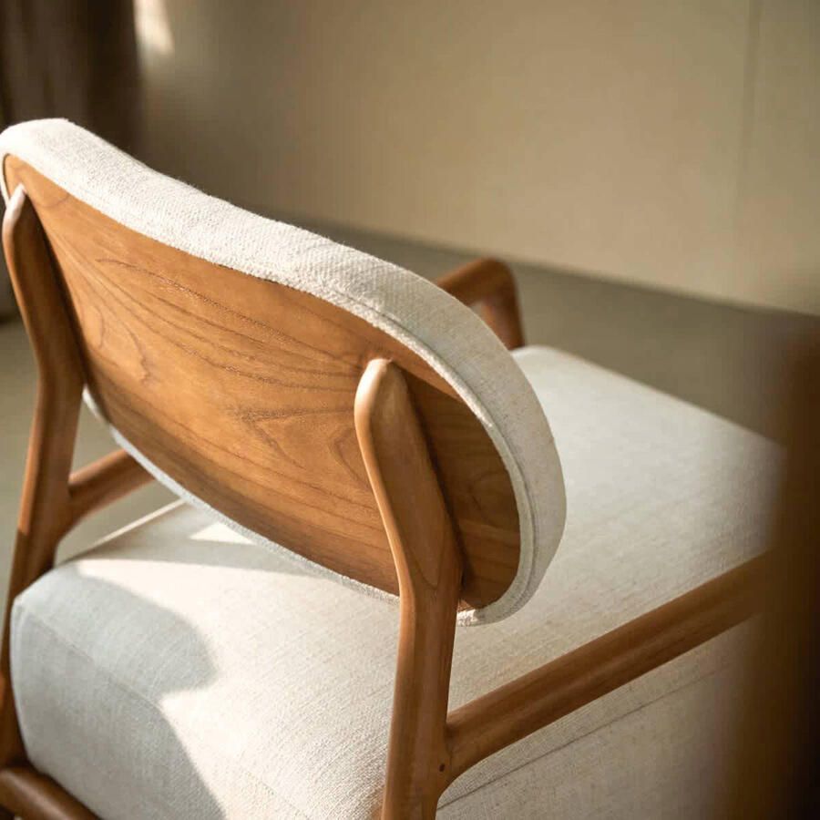 Tikamoon Romane Fauteuil van massief mindi - Foto 3
