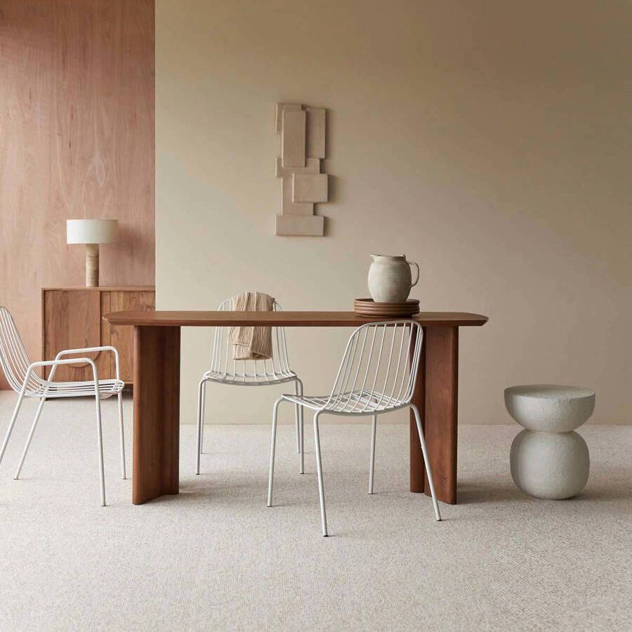 Tikamoon Acaciahouten tafel 160x60 Suzanne
