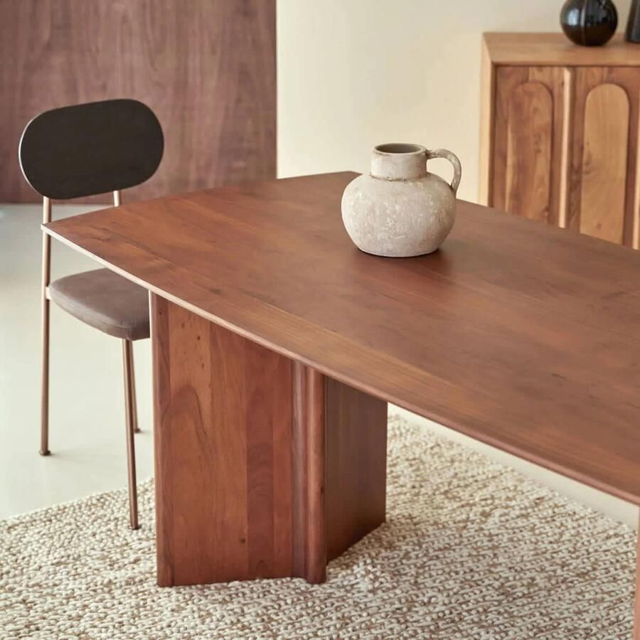 Tikamoon Acaciahouten tafel 200x90 Suzanne - Foto 2