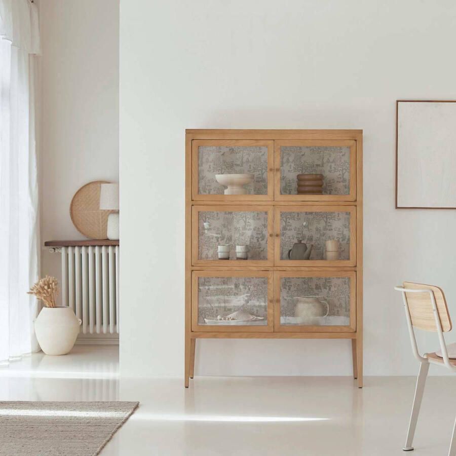 Tikamoon Eiken vitrinekast 110 Tana
