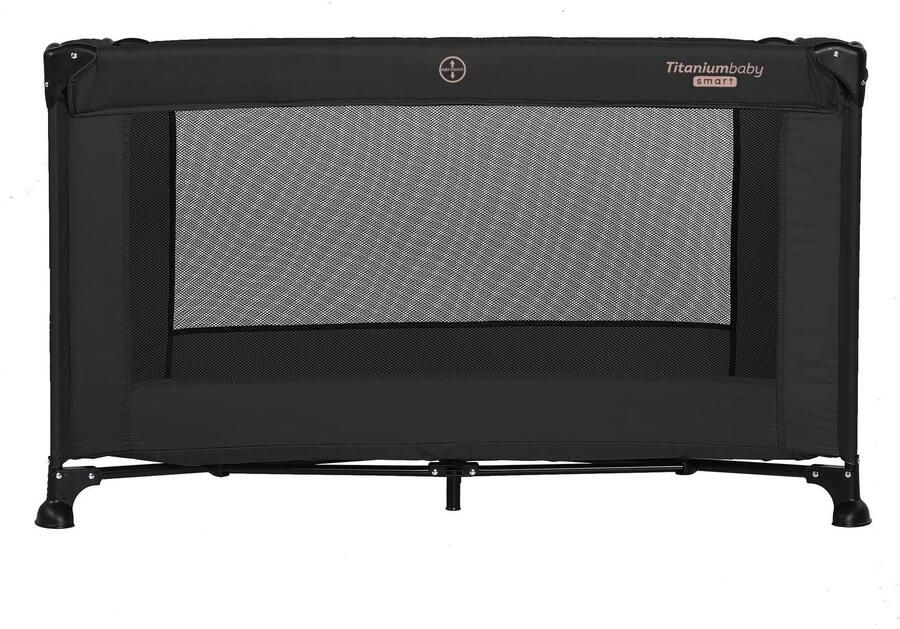 Titaniumbaby Campingbed SMART Jordan 60x120 cm Black inclusief draagtas - Foto 3