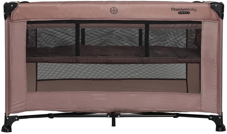 Titaniumbaby Campingbed SMART Jordan met verhoger 60x120 Black inclusief draagtas - Foto 3