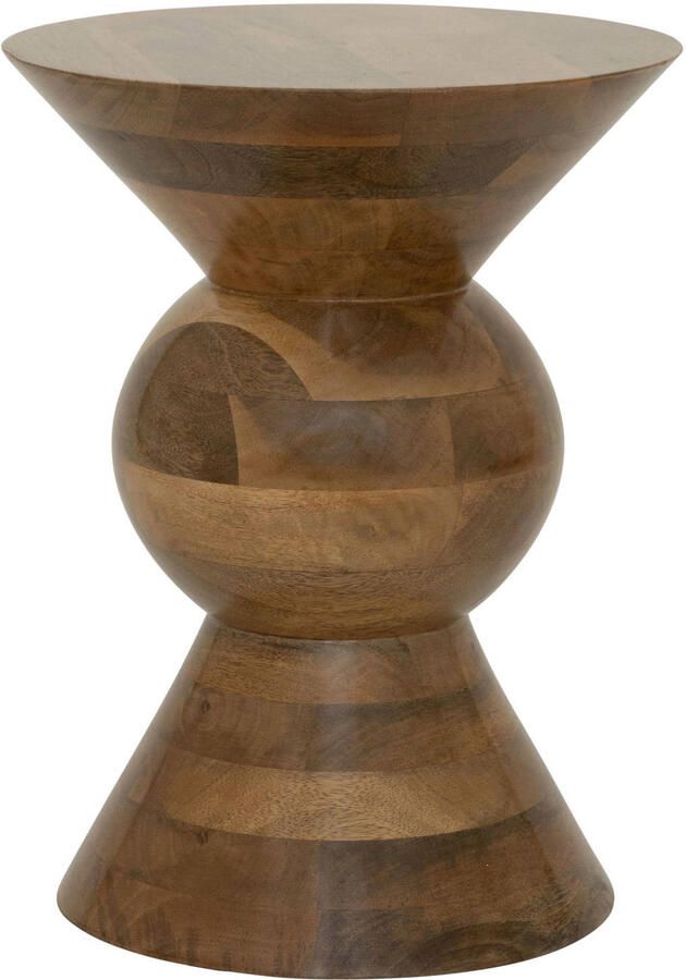 Urban Nature Culture Bijzettafel Lustro Hout D30cm H40cm - Foto 2