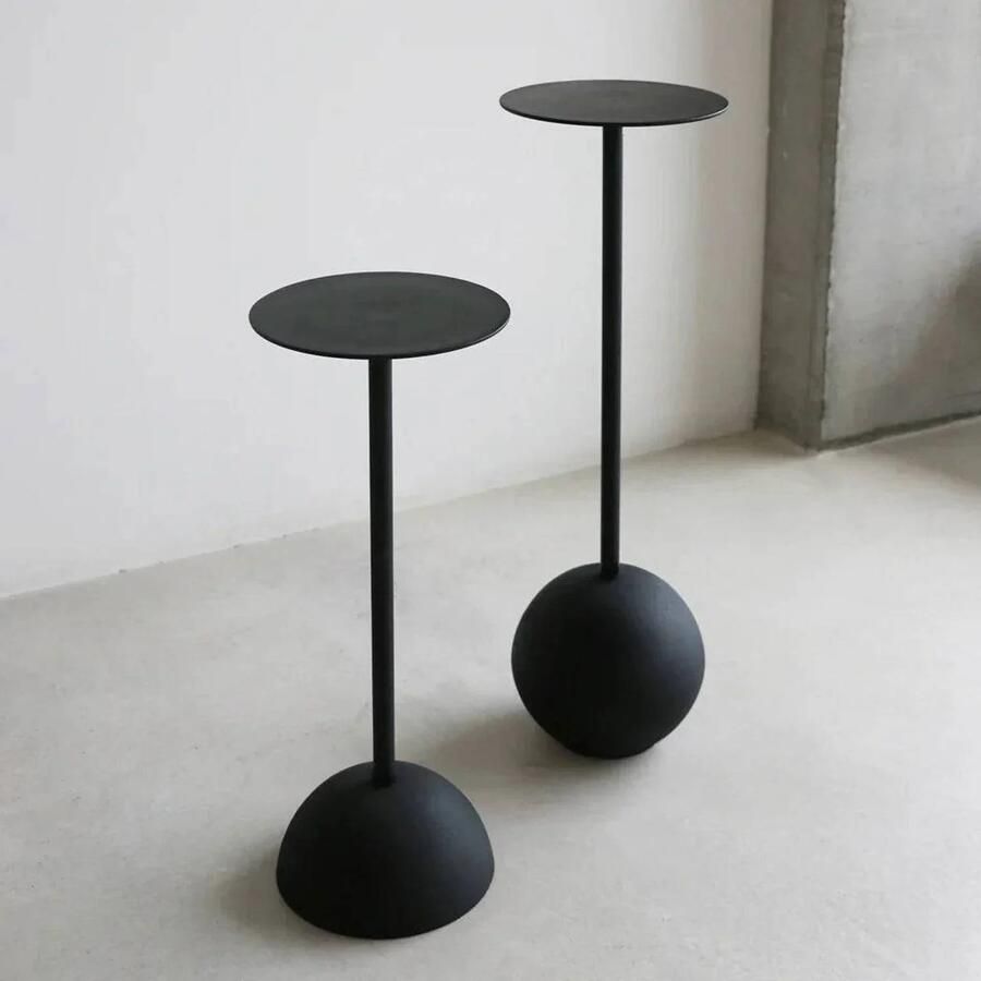 Urban Nature Culture bijzettafel M Black Ø 21* 66 CM - Foto 2