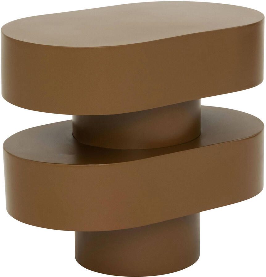 Urban Nature Culture Bijzettafel Ovaali Golden Brown - Foto 3