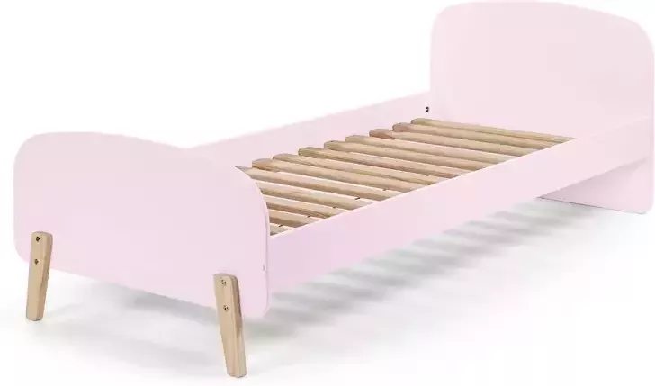 Vipack Kiddy Kinderbed met Lattenbodem 90x200 cm Roze - Foto 2
