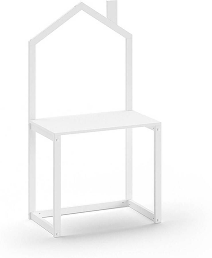 Vipack Kinderbureau Dallas uitvoering massief dennenhout stevig gebouwd met huislook groot werkoppervlak ideaal voor kleine ruimtes 2 kleuren - Foto 4