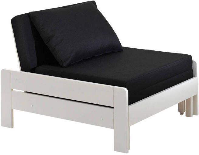 Vipack Hoogslaper Claire 140x200 met zetelbed wit - Foto 6