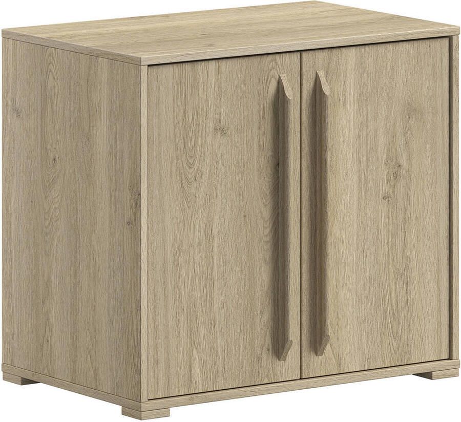 Vipack Halfhoogslaper Sammie 90x200cm met bureau en commodes eikdecor - Foto 2