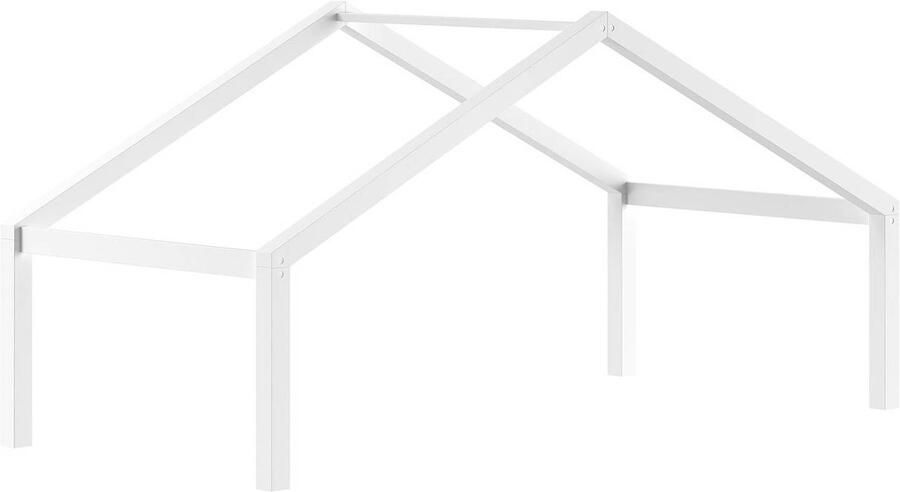 Vipack Ombouwset voor huisbed Forrest massief beukenhout wit - Foto 3