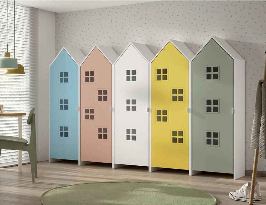 Vipack Kledingkast Casami Bruges 58x37x172 cm Wit - Foto 2