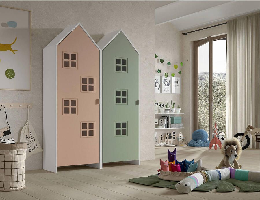 Vipack Kledingkast Casami Bruges 58x37x172 cm Groen