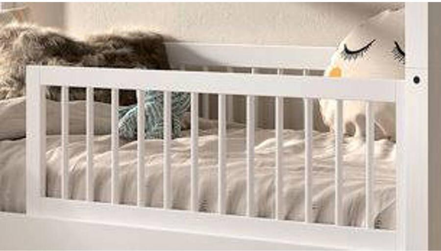 Vipack Bedbeveiliging Forrest massief beukenhout wit - Foto 2