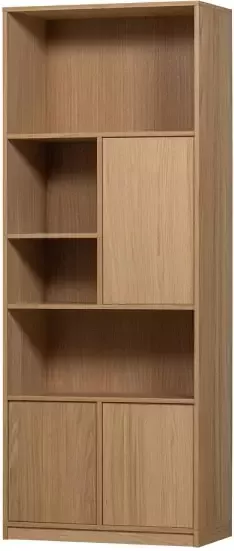 Vtwonen Modulair Bovenkast Eikenhout Veneer Naturel 199x77x40