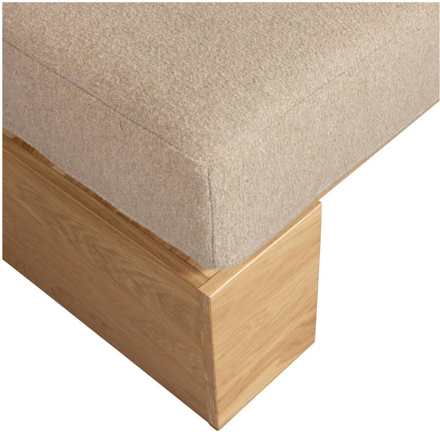 WOOOD Eetbank Dine Bank met comfortabele zitkussens breedte 200 cm