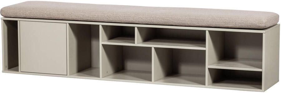 Vtwonen Bankje Letterba(n)k XL incl. zitkussen Grenen Dust - Foto 3