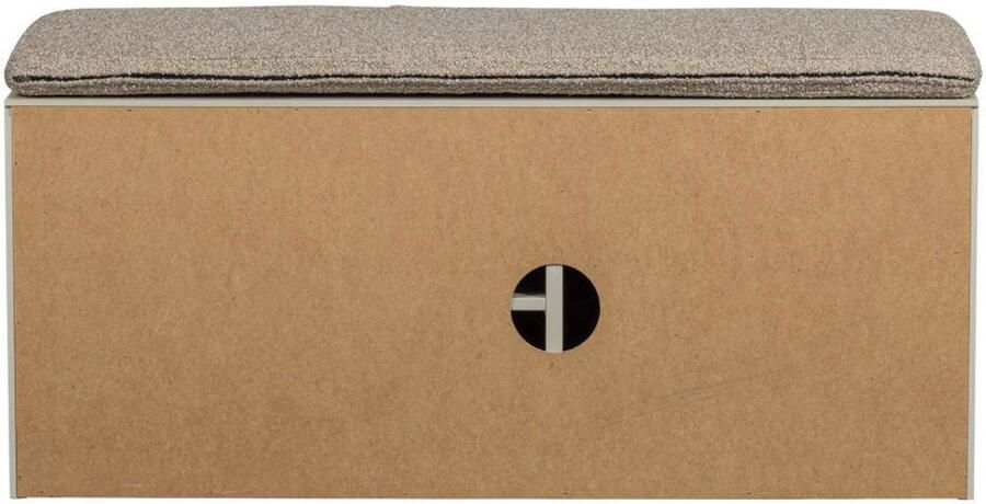 Vtwonen TV-meubel Bankje Settle Down Met zitkussen Grenenhout 108cm Dust - Foto 2