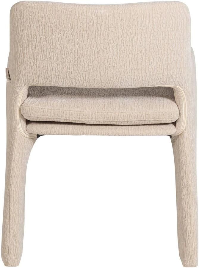 Vtwonen Bigfoot Eetkamerstoel Chenille Zand Beige 78x57x56 cm - Foto 3