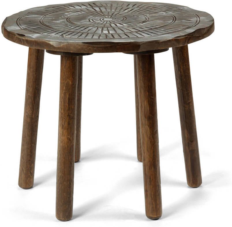 Vtwonen bijzettafel dark wood
