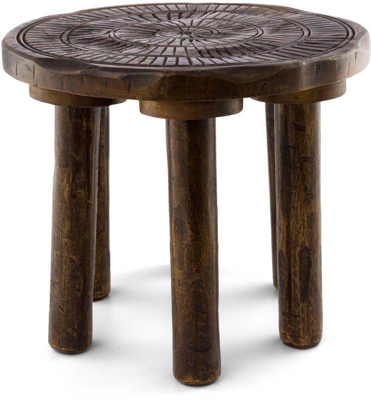Vtwonen bijzettafel dark wood