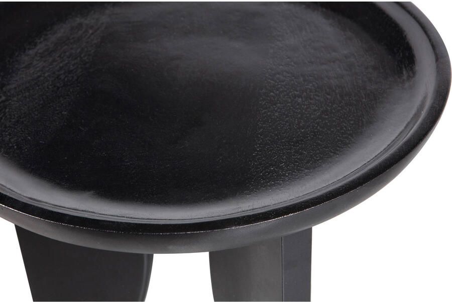 Vtwonen High Heels Bijzettafels Mangohout Zwart Set van 2 - Foto 2