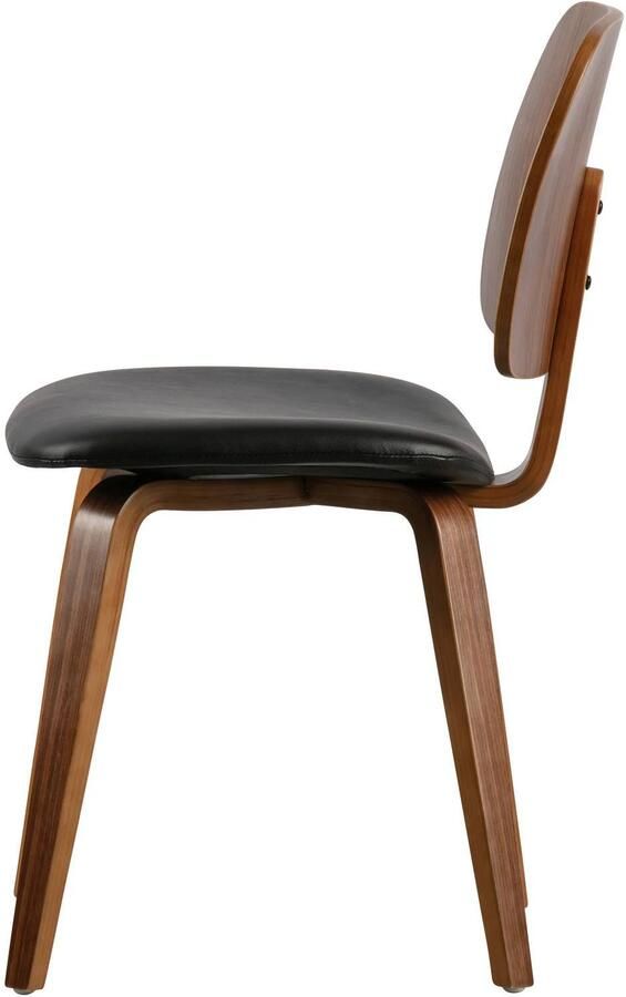 Vtwonen Classic Eetkamerstoel Notenhout Zwart walnoot 81x48x50 cm - Foto 4