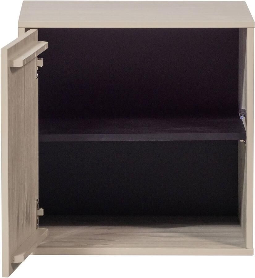 Vtwonen Daily Kast Single Grenenhout Dakargrau Grijs 50x50x58 cm - Foto 3