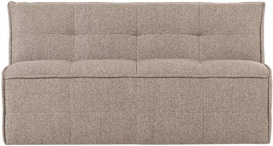 Vtwonen Cluster Eetbankje Met Rugleuning Bouclé Khaki Bruin - Foto 2