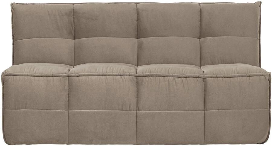 Vtwonen Cluster Eetbankje Met Rugleuning 164 cm Velvet Warm Taupe Beige - Foto 3