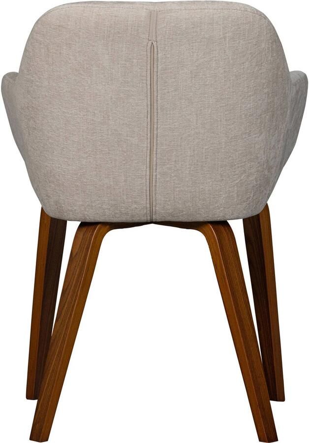 Vtwonen Base Eetkamerstoelen Polyester Zand Set van 2 - Foto 4