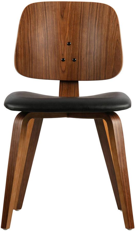 Vtwonen Classic Eetkamerstoel Zwart walnoot 81x48x50 - Foto 4