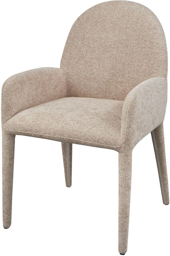 Vtwonen Elegance Eetkamerstoel Met Armleuning Grijs 84 5x54x57 - Foto 4