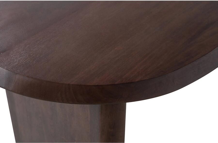 Vtwonen Ovale Eettafel Ellips Mangohout 240 x 90cm walnoot - Foto 2