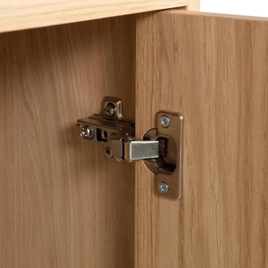 Vtwonen Modulair Onderkast Eikenhout Fineer Naturel 44x40x40 cm