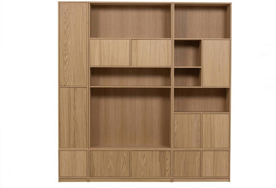 Vtwonen Modulair Onderkast Eikenhout Fineer Naturel 44x40x40 - Foto 4