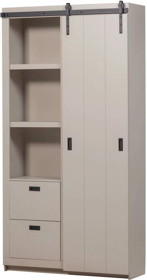 Vtwonen Barn Schuifdeurkast Grenen Dust 230x122x37
