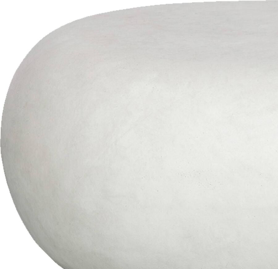 Vtwonen Pebble Bijzettafel Fiber Clay Betonlook Wit 31x65x49 cm - Foto 2