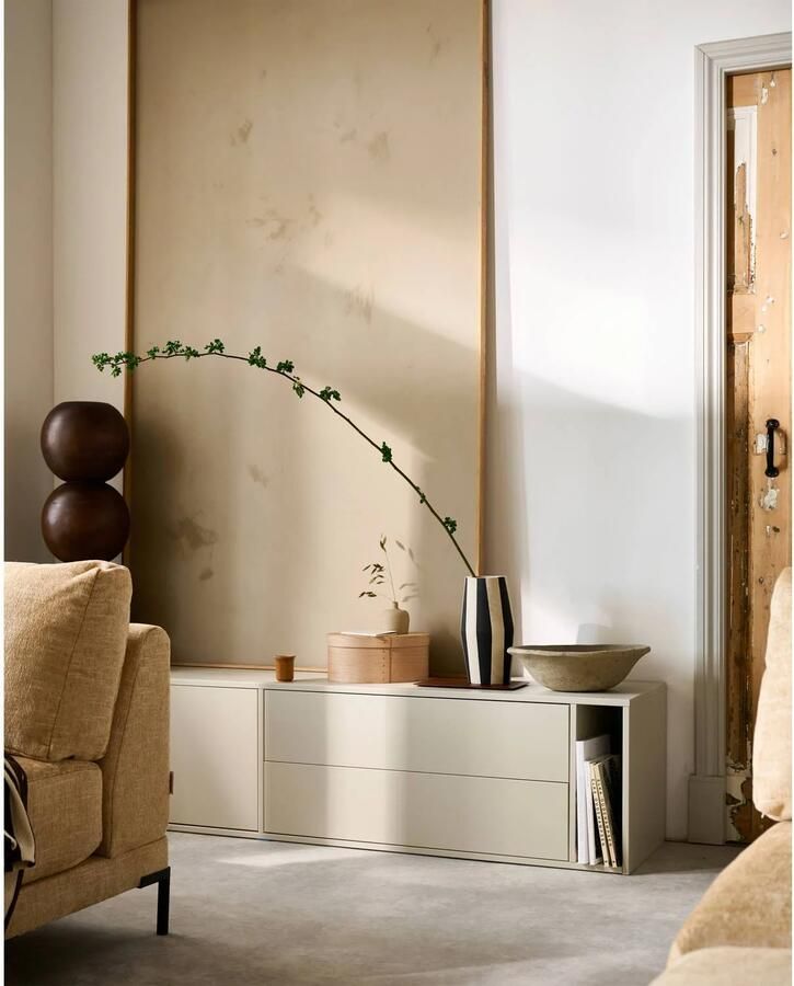 Vtwonen Settle Down Tv Meubel Grenen Middenbruin 45x200x44 - Foto 3