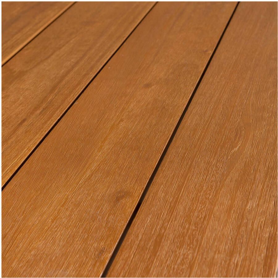 Vtwonen Outdoor Eettafel Blue Sky Met decoframe 220 x 97cm Bruin