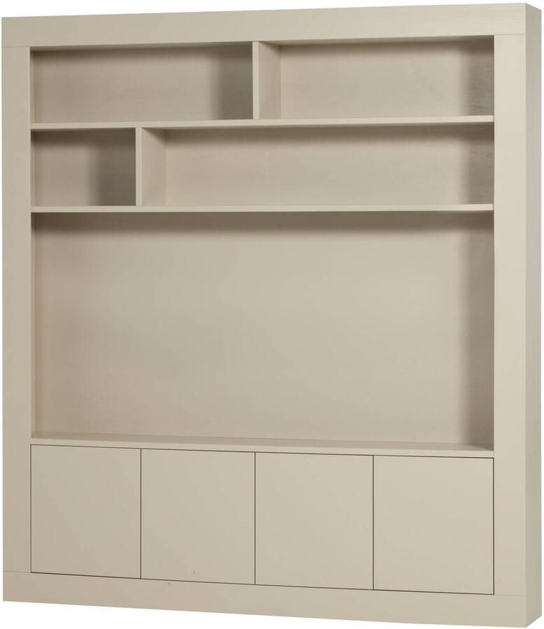 Vtwonen Wallcover Wandkast Grenen Hout Dust Grijs 229x210x31 - Foto 3