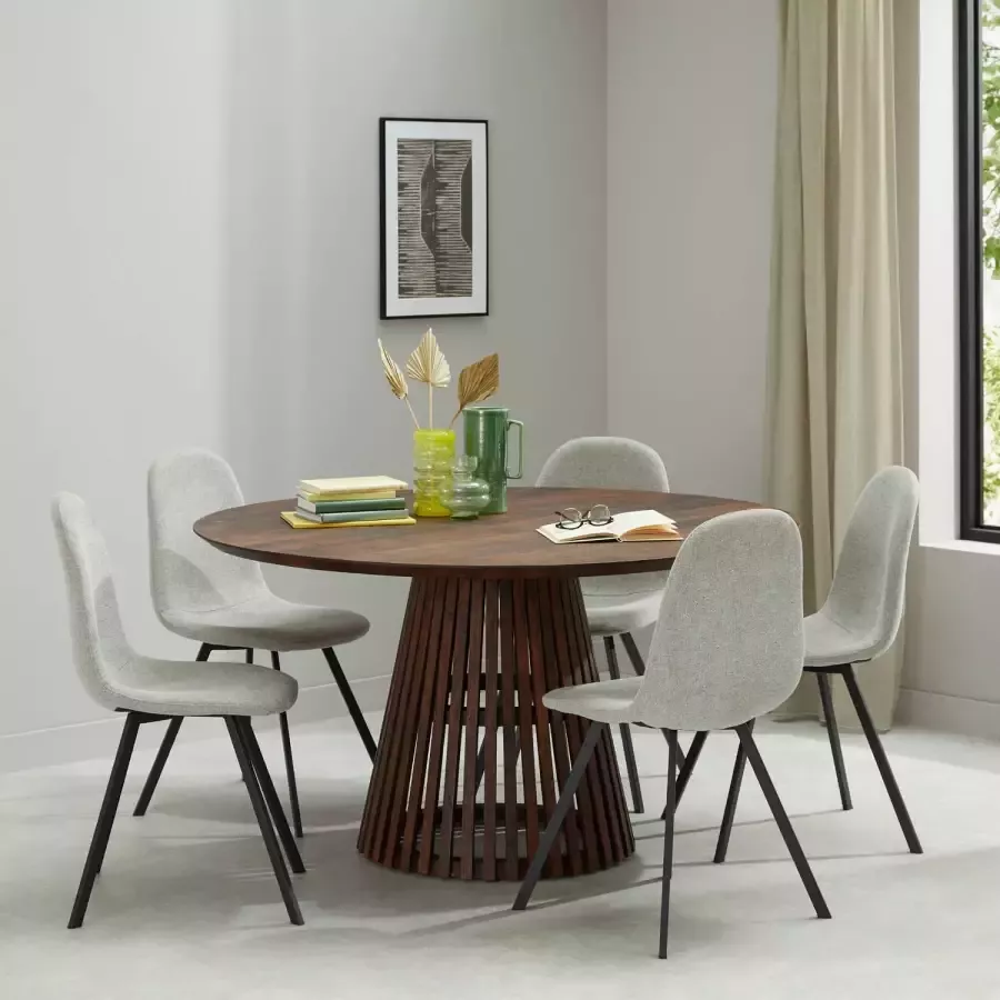 NOUS Living eetkamertafel Sansa (⌀140 cm) - Foto 1