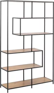 Giga Living Meubelen-Online Honkytonk Boekenkast wild eiken 35x114x185 Industrieel