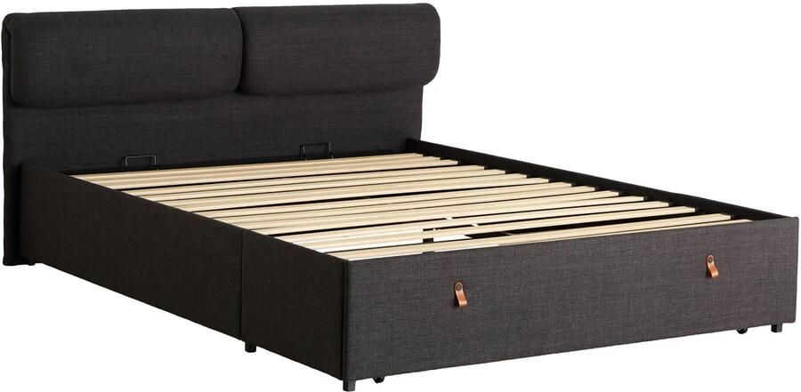 Giga Living Bed Dawson Basel Donkergrijs - Foto 2