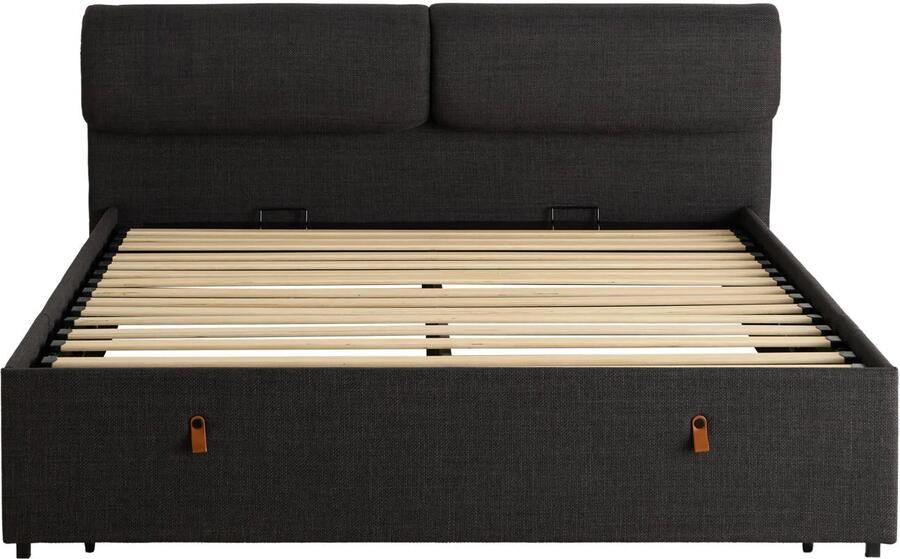 Giga Living Bed Dawson Basel Donkergrijs - Foto 4